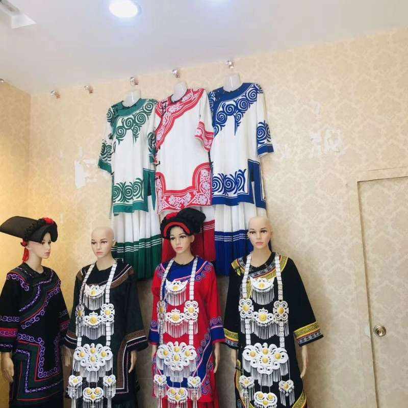 彝族服装模特道具全身模特道具直立男女模特假人模特道具服装模特