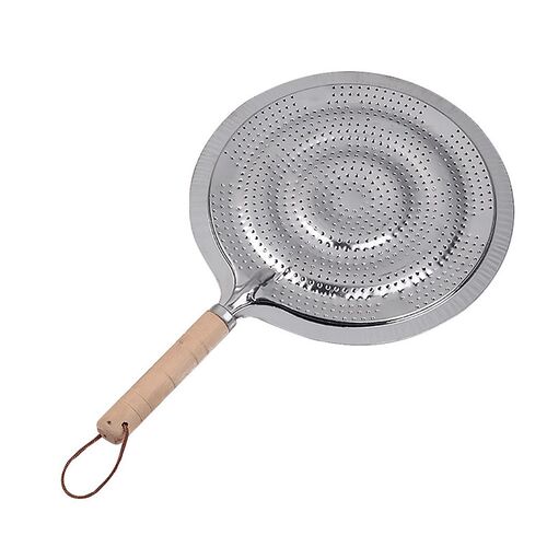 Heat-Diffuser Cookware Simmer-Ring Kitchen-Tool Wooden-Handl
