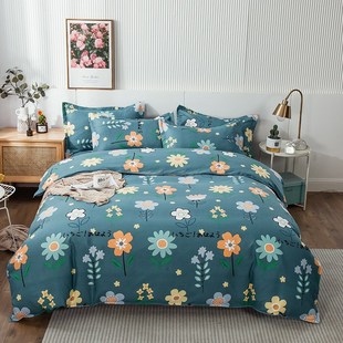 Covers Bedsheet Duvet 速发Set Cotton Cover Quilt Bed Bedding