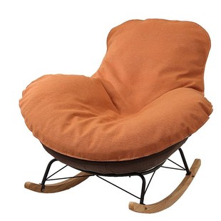 网红龙虾摇椅单人沙发垫单个椅子替换套罩盖布摇椅懒人躺椅垫坐垫