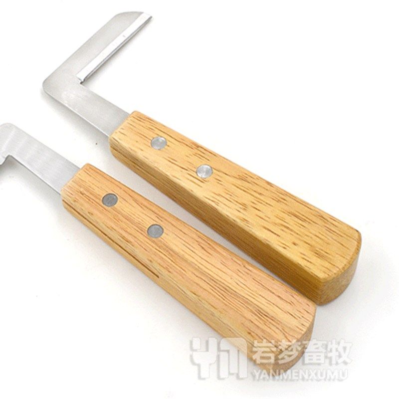 速发进口修蹄用品 羊牛马修蹄刀直刀l形左手右手修蹄工具牛用养殖