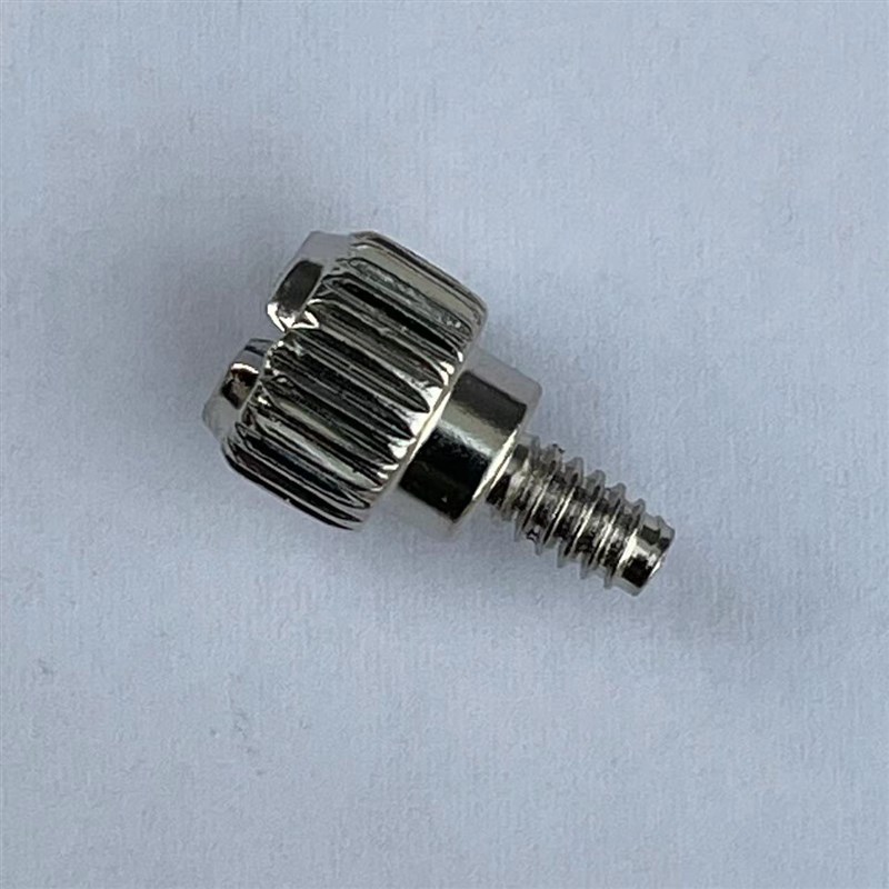 工厂现货牌平头铁手动螺丝螺钉机箱圆形紧定手拧滚花手紧螺丝