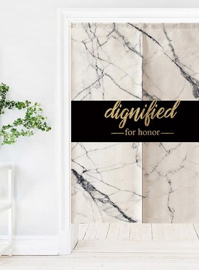Nordic Marble Door Curtain Partition Curtain Household Curta