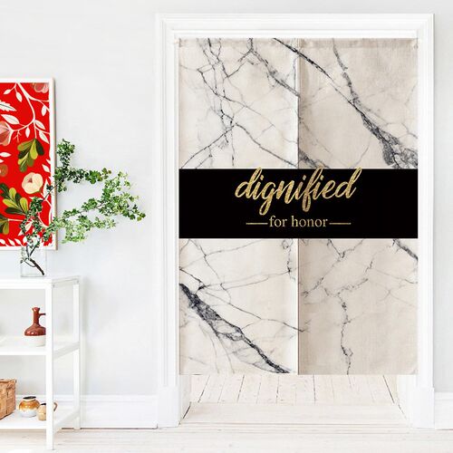Nordic Marble Door Curtain Partition Curtain Household Curta