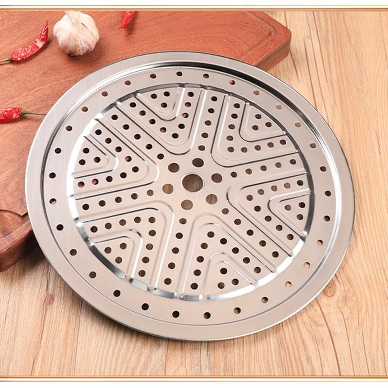加厚加厚304不锈钢炒锅蒸架圆形蒸片蒸馒头包子蒸笼蒸盘家用蒸锅,橡塑材料及制品,PVC板,淘宝优惠券,粉丝福利购,淘宝优惠卷