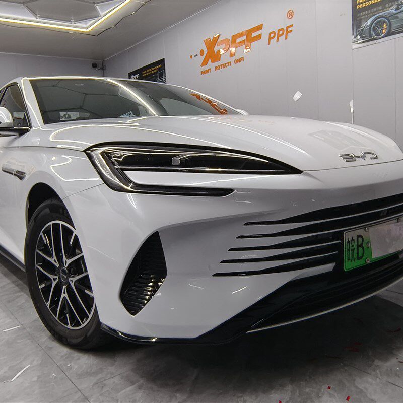 汽车贴膜改色膜超亮金属白原车白高亮白水晶白哑光白电光白
