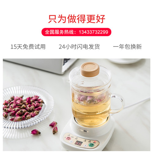 玻璃电炖杯家用陶瓷煮粥锅煲汤锅全自动智能砂锅插电办公养生杯子