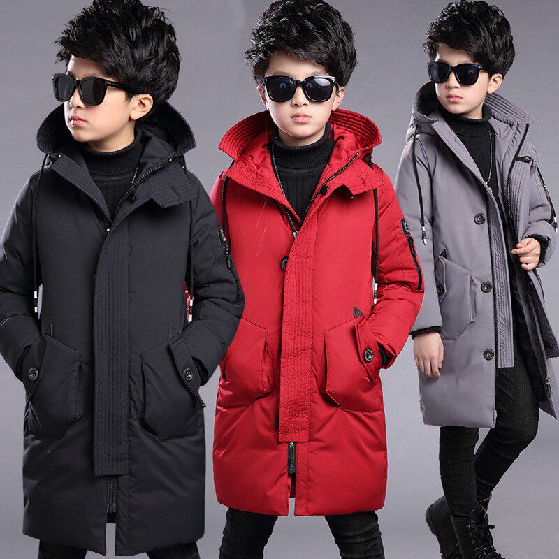 6男童7儿童8中长款9羽绒服10黑灰加厚11外套12大童13岁棉袄衣服冬