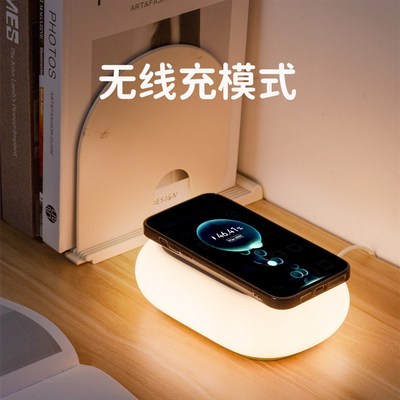 新款户外露营灯营地灯居家小夜灯氛围灯多N功能手机无线充露营灯