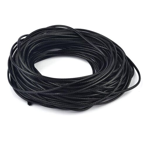 小众高货5Meters/Lot 1-3mm Leather Cord Round Wax Rope String
