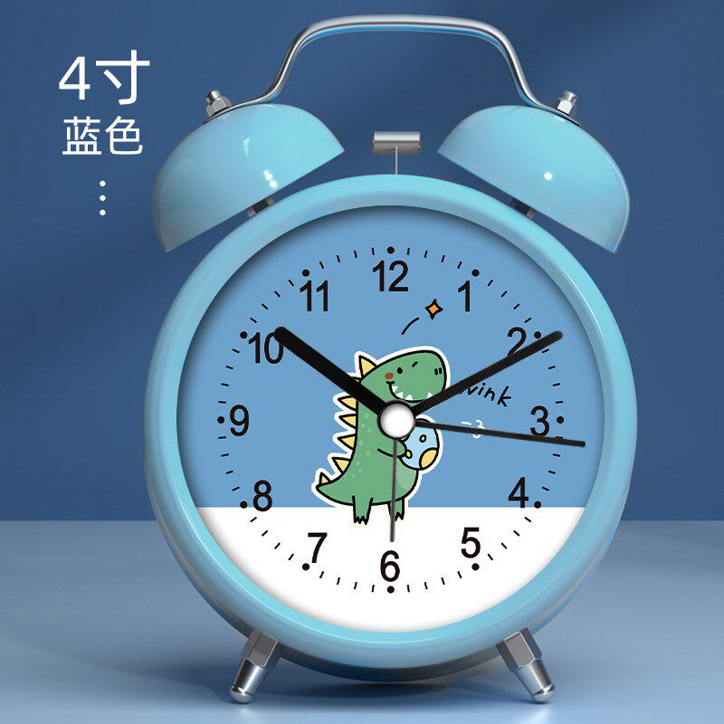 现货闹钟学生儿童专用起床神器男女孩强力叫醒床头金属打铃智能小