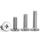 304不锈钢CM扁平头螺丝十字大扁头机螺钉M1M1.2M2M2.5M3M4