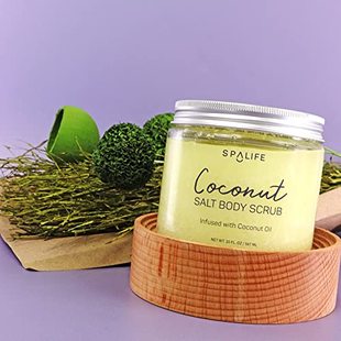 Scrub Oil Salt 速发SpaLife Body with Coconut Infused