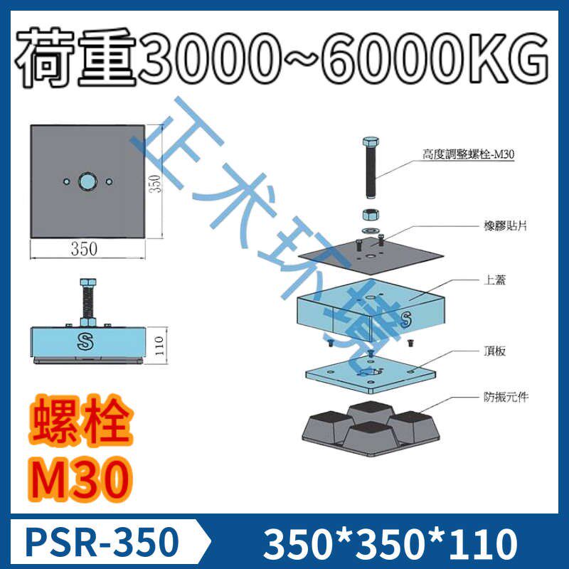 正术高速冲床减震器油压机压力机大型冲压设备可调水平橡胶隔振器