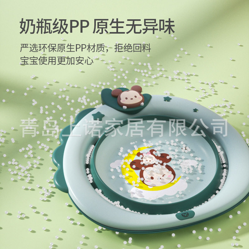 厂家折叠脸盆新生儿家用洗脸盆初生宝宝儿童用品洗屁股洗