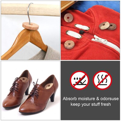 New 30 pcs Natural Cedar Wood Moth  Camphor Repellent Wardro