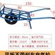 加厚农用单轮小推车载重王手推车平板果M园搬运拉货山路单轮鸡