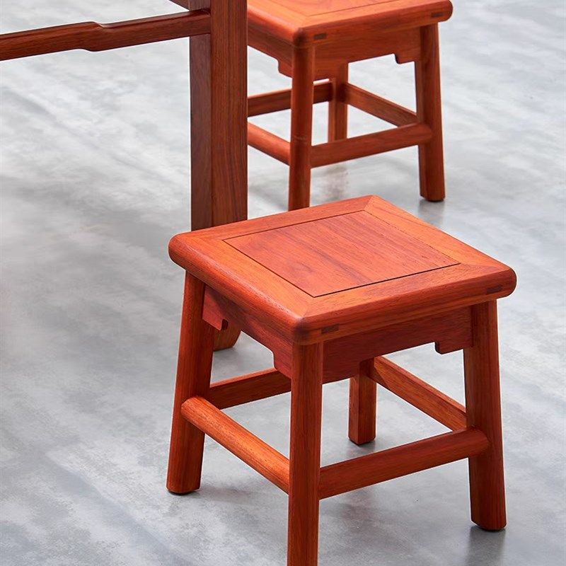 红木小凳子邵氏紫檀富贵凳大果紫檀小板凳家用换鞋凳实木小方凳,住宅家具,红木椅凳,淘宝优惠券,粉丝福利购,淘宝优惠卷