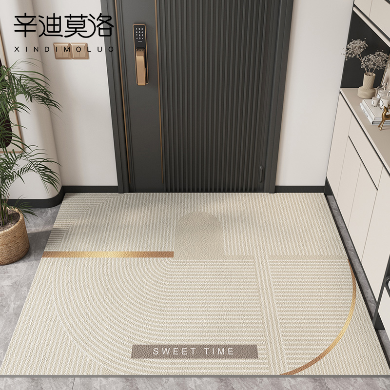 入户门地垫进门门口脚垫2023新款皮革可擦免O洗门垫耐脏进户门地