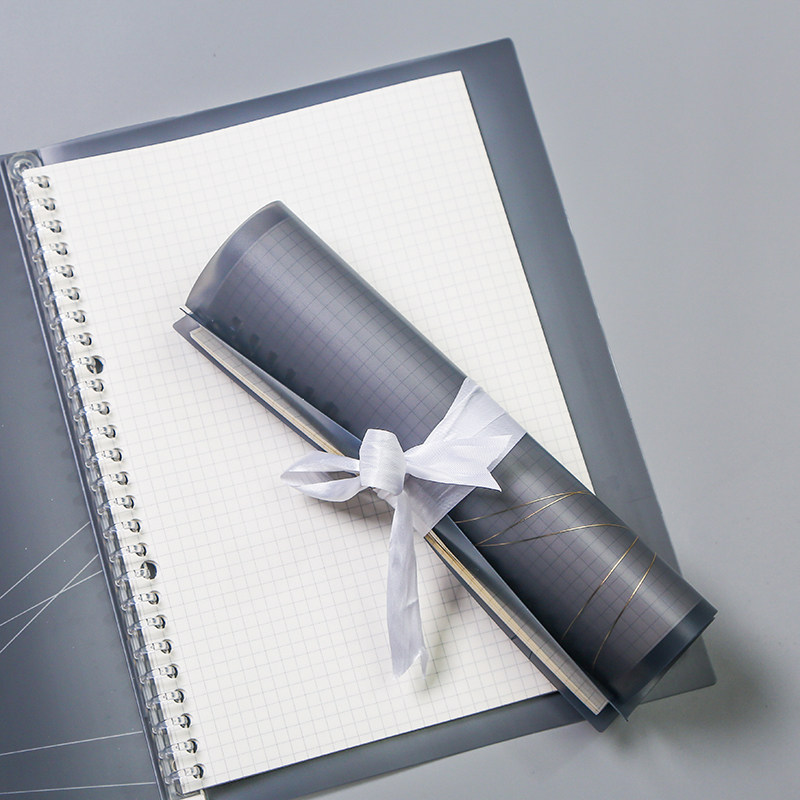 优凡活页本外壳软皮可拆卸笔记本子创意学生韩国A5横V线B5网格本