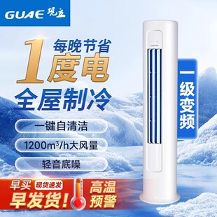 观立一级变频冷暖空调圆柱柜机家用客厅立式低能耗2匹3匹空调