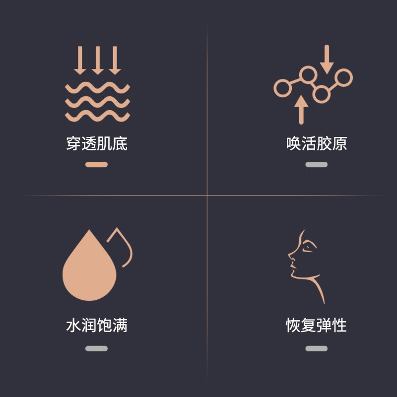 家用美容院导入仪配件脸部按摩提拉紧致超声波美容仪器探头