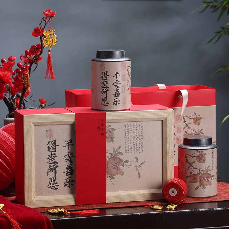 复古高档茶叶i包装盒空礼盒古树红茶绿茶白毫银针礼盒装空盒