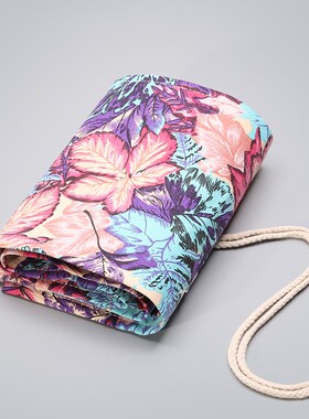 *Roll-up Pencil Bags Color Maple Leaf Pencil Case Color Penc