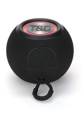 TG337蓝牙音箱无线七彩灯布艺插卡重低K音炮户外便携迷你蓝牙音响