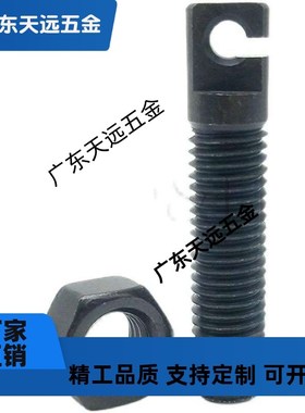 带扁方全牙型SAIPOK FFL11-D3/D4/D5/D6-L15/L20/L25拉伸弹簧支柱