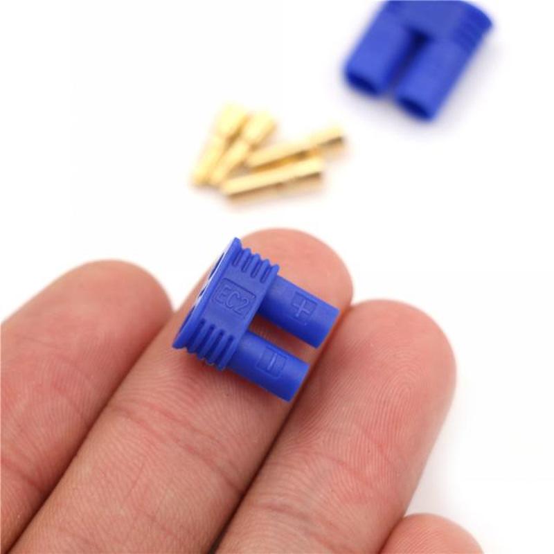 推荐1 Pair EC2 Male Female Bullet Connector Banana Head Plug