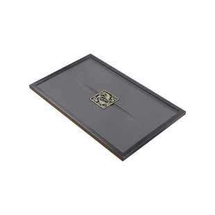 家用大小号整Q块石材盖板茶台漏 乌金石茶盘定制茶桌配件内嵌入式