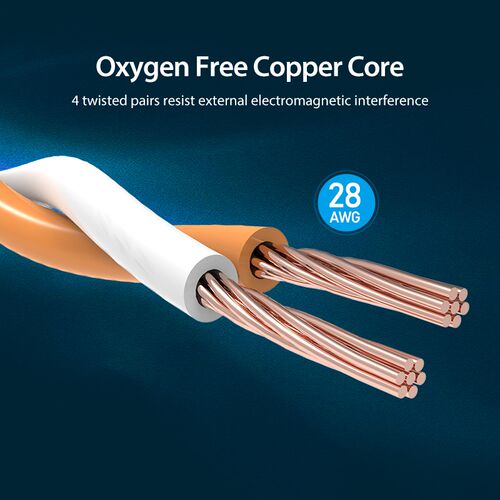 Cat8 Ethernet Cable RJ45 SSTP Patch Cable 40Gbps RJ 45 Lan C