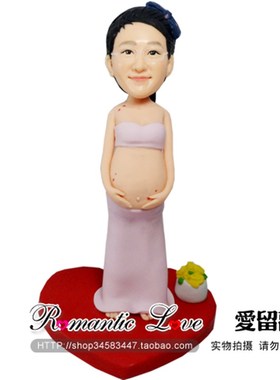 送孕妇七夕情人闺蜜结婚一周年纪念老公爱人老婆怀孕二宝生日礼物