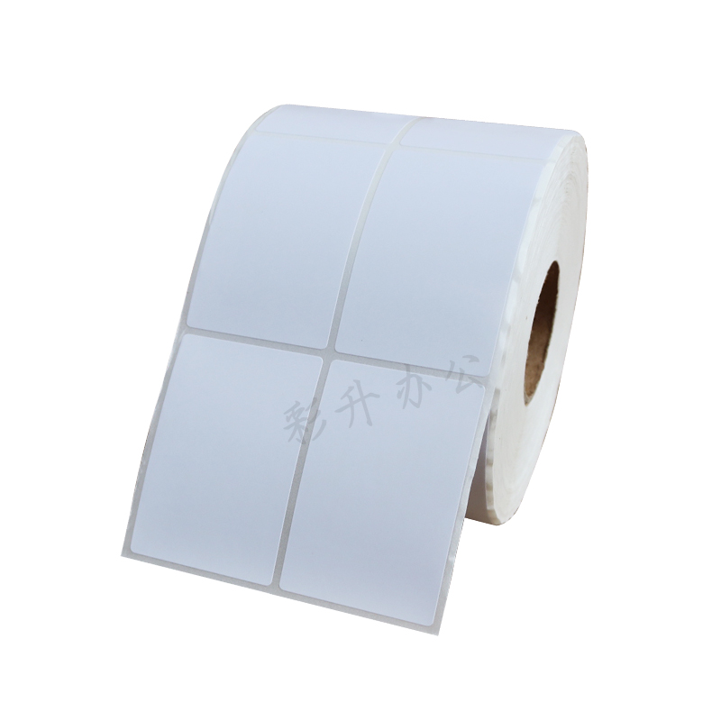 不干胶40x60标签纸40*60*5000铜板条码纸铜版纸4x6打印纸贴纸竖版