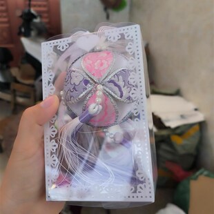 广西绣球壮乡壮锦信物结婚纪念成品纯手工编织diy材料包家装挂饰