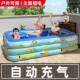 厂家2023新品 自动充气游泳池儿童家庭家用小孩大人婴儿宝宝户外气