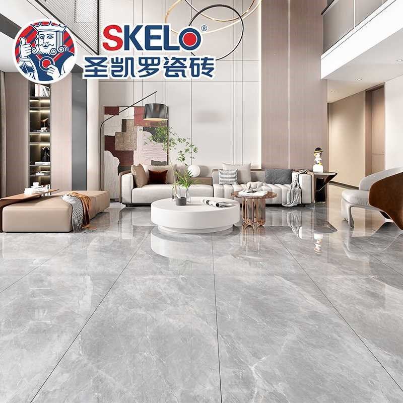 圣凯罗 简约现代岩板瓷砖750x1500客厅地砖背景墙砖大理石地板砖