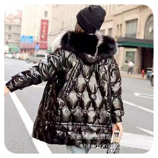 400T消光尼丝纺贴条q通道直充绒布无胆防绒防水防绒羽绒服直充面