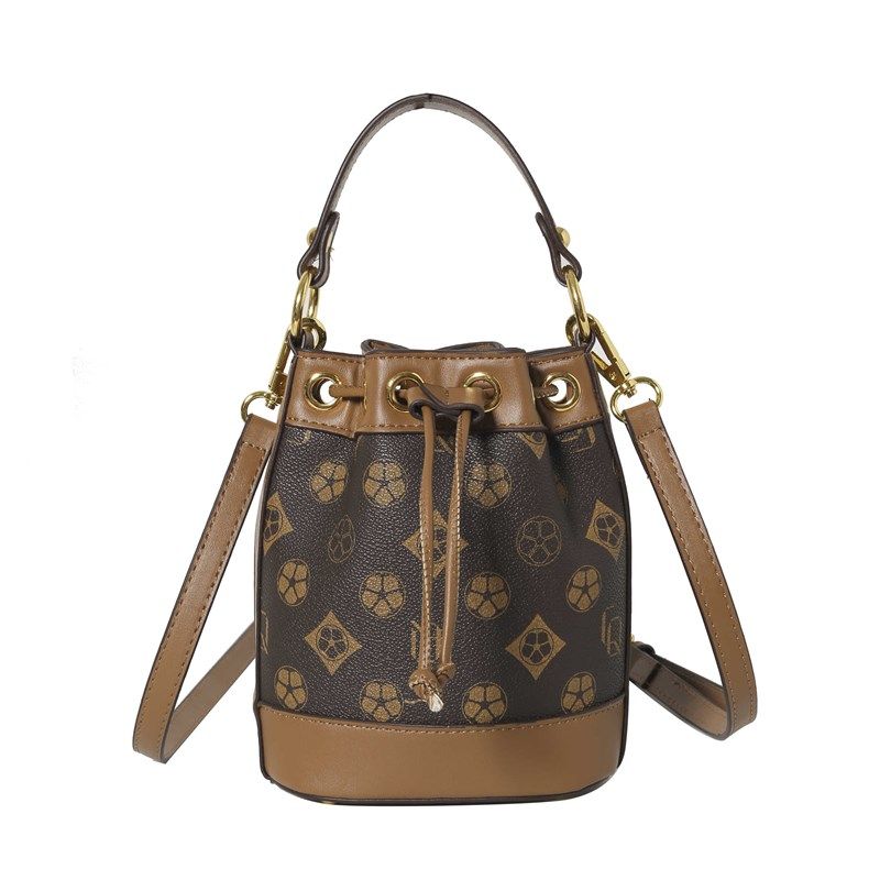 网红款迷你小水桶包2025新款女包时尚百搭手提老花包单肩斜挎小包,箱包皮具/热销女包/男包,水桶包,淘宝优惠券,粉丝福利购,淘宝优惠卷