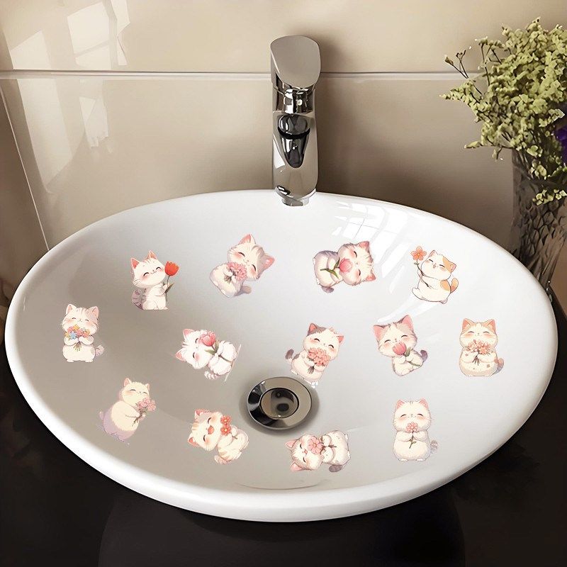 卫生间厕所洗手台瓷砖贴纸遮丑装饰画翻新墙贴画防水自粘墙纸新品,家居饰品,瓷砖贴,淘宝优惠券,粉丝福利购,淘宝优惠卷