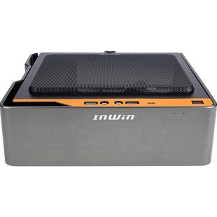 迎广肖邦max升级款 前置C口带200W电源 迷你ITX铝制桌面主机箱套装