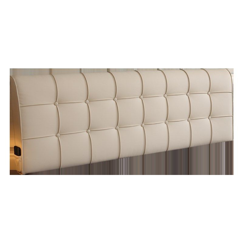 定制床头靠垫软包大靠背奶油风简约现代卧室榻榻米床上皮革靠背垫,居家布艺,床头靠垫,淘宝优惠券,粉丝福利购,淘宝优惠卷