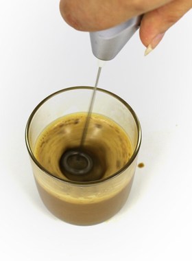 1Pcs Mini Handle Stirrer Milk Drink Coffee Whisk Mixer Kitch