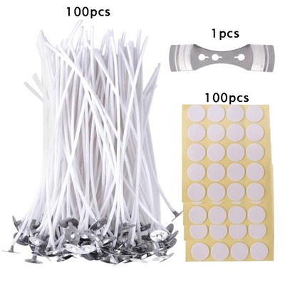 Pieces Candle Wicks Pre Waxed Wick 6/8 inches Handmade Cand