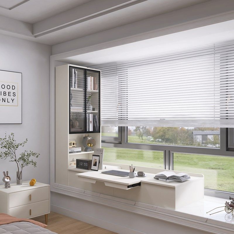 飘窗柜书桌抽拉式空间利用窗台储物柜伸缩书桌书柜一体阳台储物柜,住宅家具,飘窗柜,淘宝优惠券,粉丝福利购,淘宝优惠卷