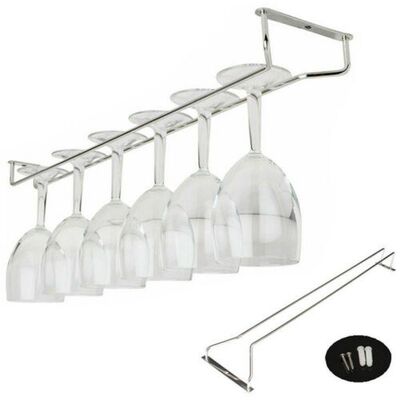 推荐27/35/55cm Wine Glass Hanger Rack Stemware Home Bar Pub