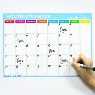 A3 Size Magnetic Monthly Weekly Planner Calendar Table Dry E