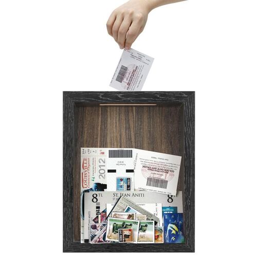 Grain Backboard 8x10 Shadow Box Display memorabilia Frame  H