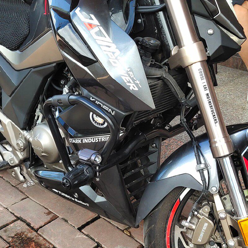 速发启典kd150-u改装保险杠竞技杠防摔杠150u2摩托车护杠特技杠升